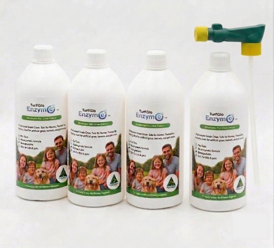 TurfGlo Turf Reset Pack™ 4L – Pet Odour Eliminator + Hose Sprayer