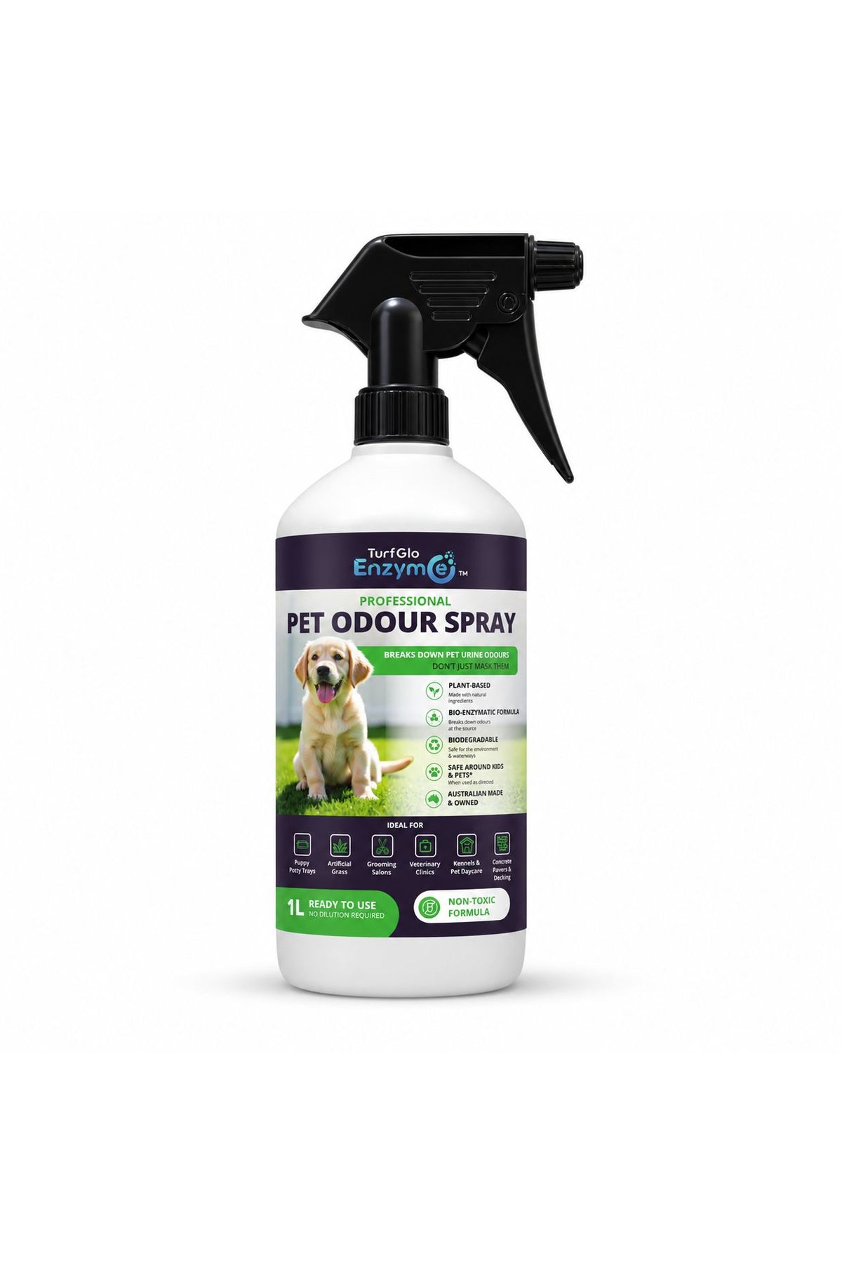 TurfGlo Enzyme®️ Pet Odour Spray – 1L Ready to Use