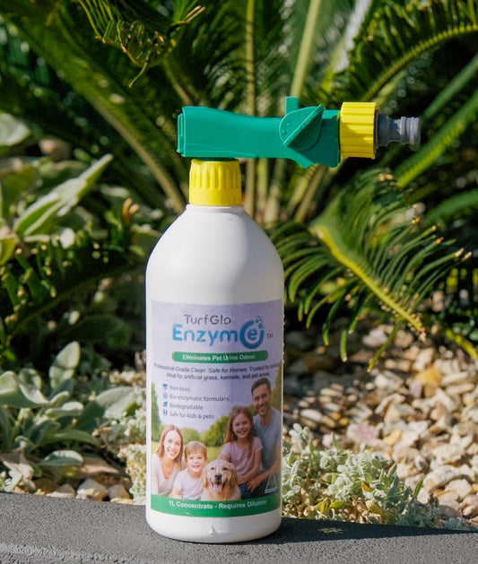 TurfGlo 1L Pet Odour Eliminator + Hose Sprayer – Ready to Use