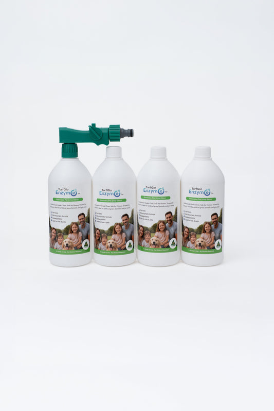 TurfGlo Turf Reset Pack™ 4L – Pet Odour Eliminator + Hose Sprayer